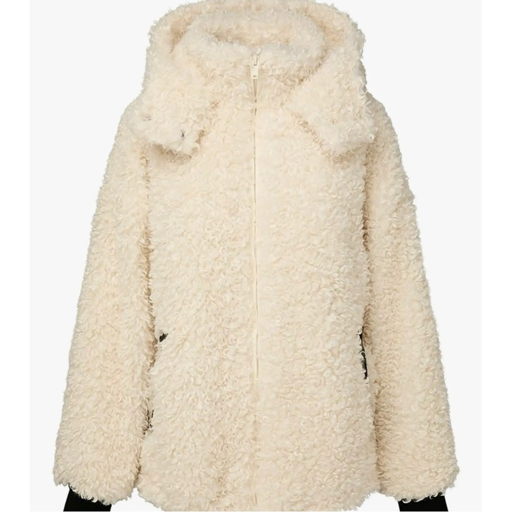 WeWoreWhat Ivory Sherpa Jacket